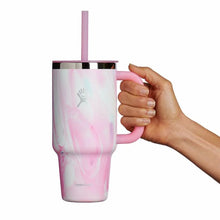 Load image into Gallery viewer, Travel Tumbler Jelly Pink LE 32oz
