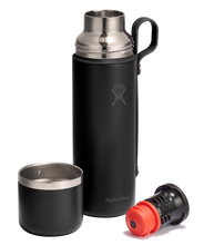 Load image into Gallery viewer, Hot Flask &amp; Cup Black 28oz
