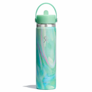 Wide Mouth With Flex Straw Cap Jelly Green LE 24oz