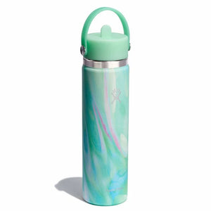 Wide Mouth With Flex Straw Cap Jelly Green LE 24oz