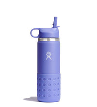 Load image into Gallery viewer, 20OZ  Kids Wide Mouth Straw Lid &amp; Boot Bottles Lupine
