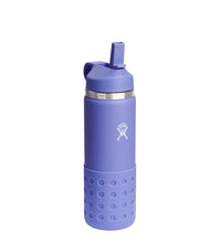 Load image into Gallery viewer, 20OZ  Kids Wide Mouth Straw Lid &amp; Boot Bottles Lupine
