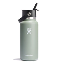 Load image into Gallery viewer, 32OZ  Wide Mouth With Straw Cap Bottles Agave
