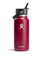 Load image into Gallery viewer, 32OZ  Wide Mouth With Straw Cap Bottles Berry
