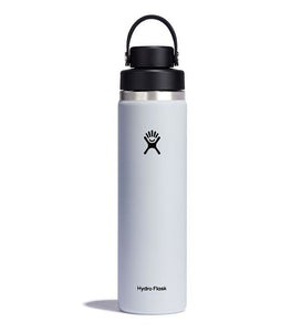 24OZ  Wide Mouth With Chug Cap Bottles White