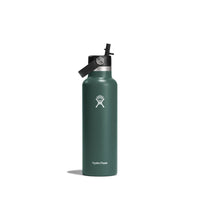 Load image into Gallery viewer, Hydro Flask Standard Mouth With Straw Cap Fir 21OZ
