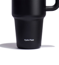 Load image into Gallery viewer, Hydro Flask Travel Tumbler Black 40OZ
