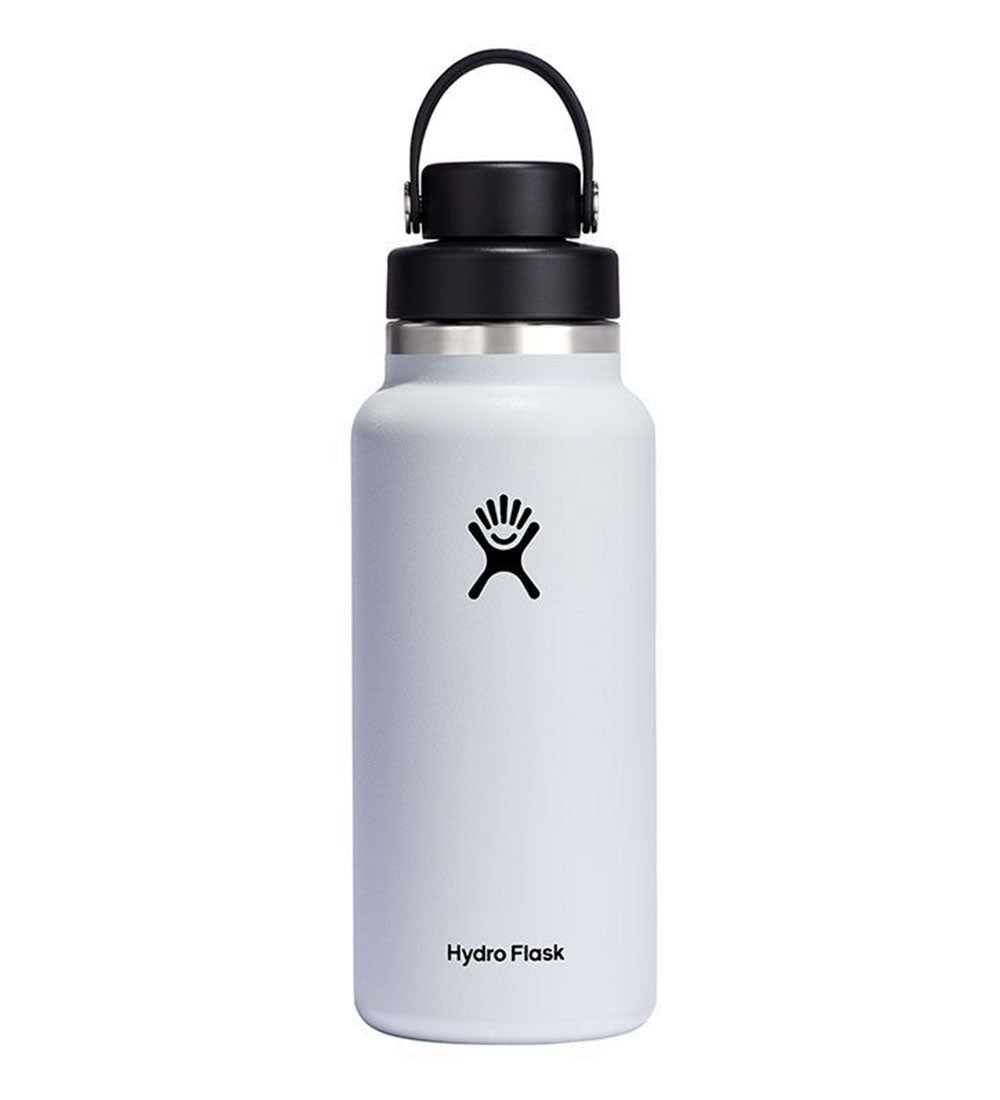 32OZ  Wide Mouth With Chug Cap Bottles White