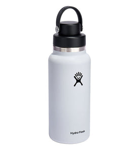 32OZ  Wide Mouth With Chug Cap Bottles White