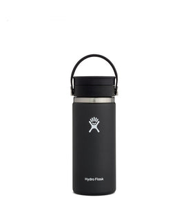 16oz Wide Mouth Flex Sip Lid Coffee Black