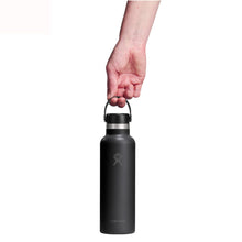 Load image into Gallery viewer, Hydro Flask Stainless Steel Standard Mouth Black 21 oz
