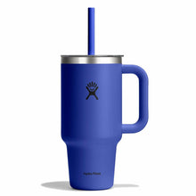 Load image into Gallery viewer, 32 oz Travel Tumbler With Clear Lid - Capri Blue
