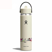 Load image into Gallery viewer, 24 oz Wide Flex Straw Cap - Glitch White
