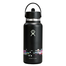 Load image into Gallery viewer, 32 oz Wide Flex Straw Cap - Glitch Black
