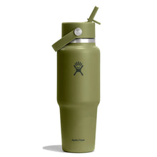Load image into Gallery viewer, 32 oz Wide Flex Straw Travel Bottle - Palmer Green
