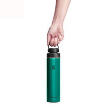 Load image into Gallery viewer, Hydro Flask Stainless Steel Lightweight Wide Mouth With Flex Chug Cap Emerald Green - 24 oz
