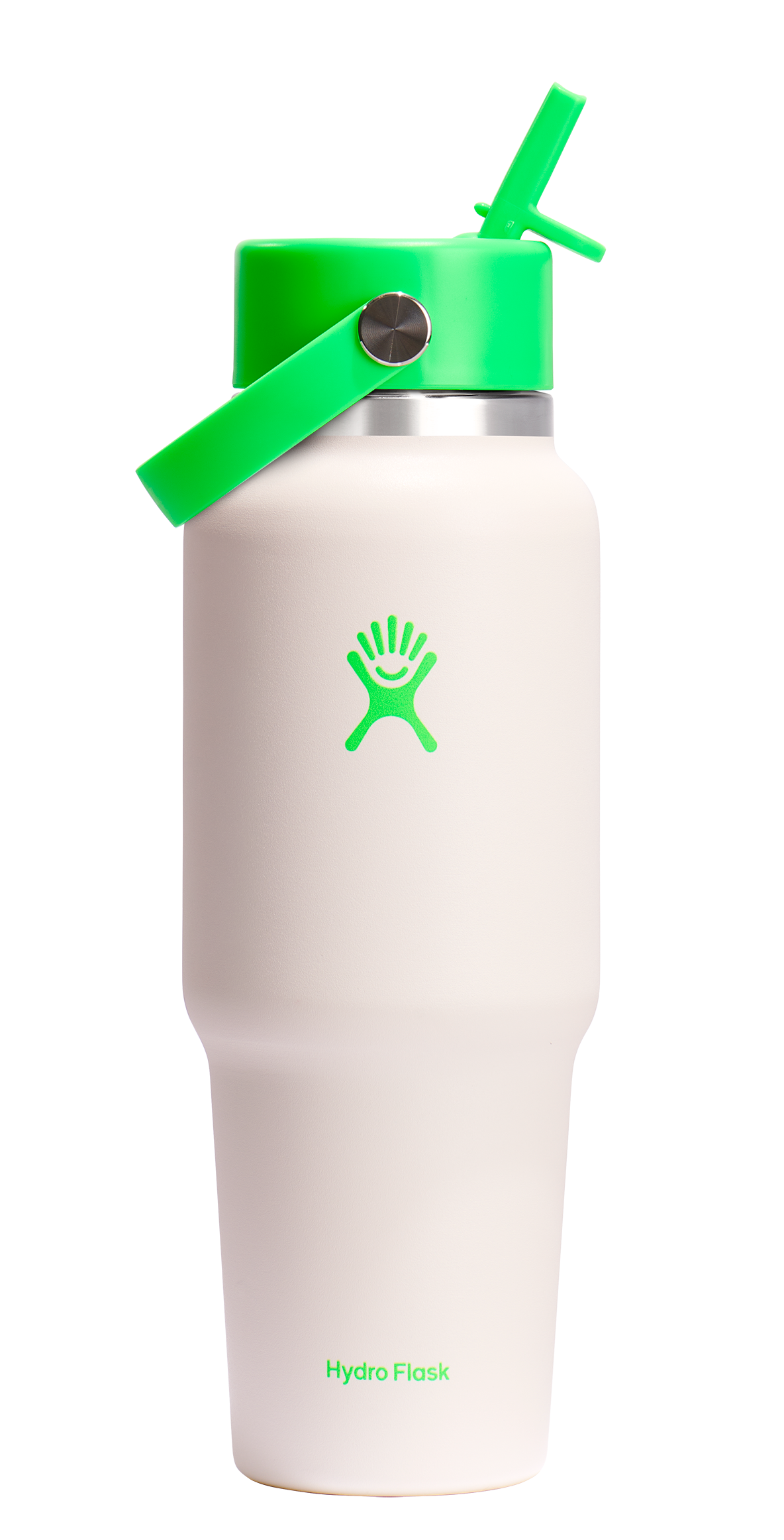 Limited Edition Hydro Flask Neon Green Wide Mouth Travel Bottle