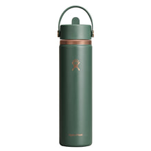 Load image into Gallery viewer, 24 oz Wide Flex Straw Cap - Forest Green Arc
