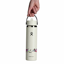 Load image into Gallery viewer, 24 oz Wide Flex Straw Cap - Glitch White
