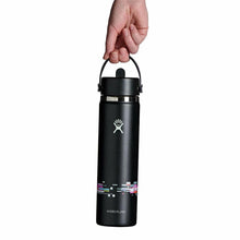 Load image into Gallery viewer, 24 oz Wide Flex Straw Cap - Glitch Black
