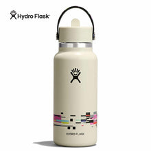 Load image into Gallery viewer, 32 oz Wide Flex Straw Cap - Glitch White
