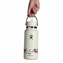Load image into Gallery viewer, 32 oz Wide Flex Straw Cap - Glitch White
