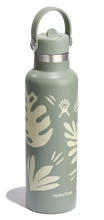 Load image into Gallery viewer, Standard Mouth With Flex Straw Cap Botanical Bliss Agave 21oz
