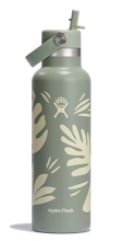 Load image into Gallery viewer, Standard Mouth With Flex Straw Cap Botanical Bliss Agave 21oz
