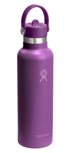 Standard Mouth With Flex Straw Cap Beachplum Purple 21oz