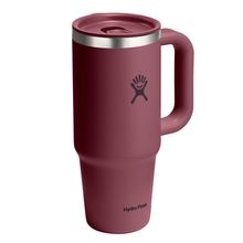 Load image into Gallery viewer, 24 oz Travel Tumbler Mug - Burgundy
