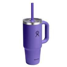 Load image into Gallery viewer, 24 oz Travel Tumbler Clear Lid - Utopia Purple
