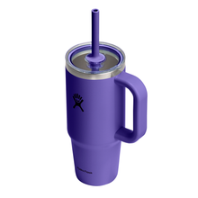 Load image into Gallery viewer, 24 oz Travel Tumbler Clear Lid - Utopia Purple
