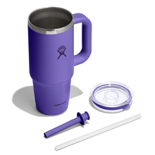 Load image into Gallery viewer, 24 oz Travel Tumbler Clear Lid - Utopia Purple
