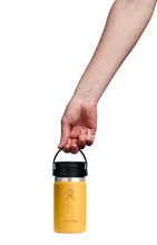 Load image into Gallery viewer, Wide Mouth With Flex Sip Lid Sunbeam 12oz
