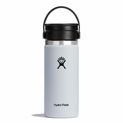 Wide Mouth With Flex Sip Lid White 16Oz