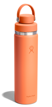 Load image into Gallery viewer, Wide Mouth With Flex Chug Cap Nectar Orange 24oz
