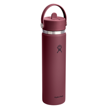 Load image into Gallery viewer, 24 oz Wide Flex Straw Cap - Burgundy
