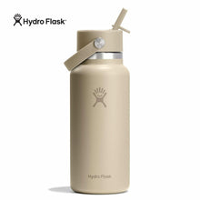 Load image into Gallery viewer, Hydro Flask Stainless Steel Wide Mouth With Flex Straw Cap Oat - 32oz
