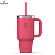 Load image into Gallery viewer, Hydro Flask Stainless Steel Travel Tumbler With Clear Lid Popstar Pink - 32oz
