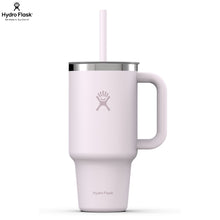 Load image into Gallery viewer, Hydro Flask Stainless Steel Travel Tumbler With Clear Lid Cloud Pink - 32oz
