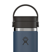 Load image into Gallery viewer, Hydro Flask Stainless Steel Wide Mouth With Flex Sip Lid Harbor Blue - 12oz
