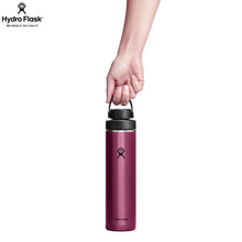 Load image into Gallery viewer, Hydro Flask Stainless Steel Lightweight Wide Mouth With Flex Chug Cap Garnet Red - 24 oz
