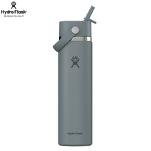 Load image into Gallery viewer, Hydro Flask Stainless Steel Wide Mouth With Flex Straw Cap Shale Gray - 24 oz

