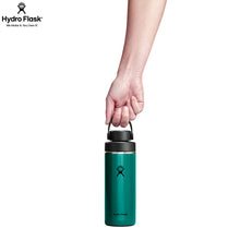 Load image into Gallery viewer, Hydro Flask Stainless Steel Lightweight Wide Mouth With Flex Chug Cap Emerald Green - 16 oz

