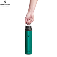 Load image into Gallery viewer, Hydro Flask Stainless Steel Lightweight Wide Mouth With Flex Chug Cap Emerald Green - 24 oz
