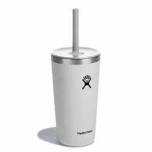 Tumbler With Straw Lid White 20oz