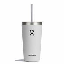 Load image into Gallery viewer, Tumbler With Straw Lid White 20oz
