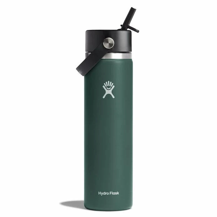 Wide Mouth With Flex Straw Cap Fir 24oz