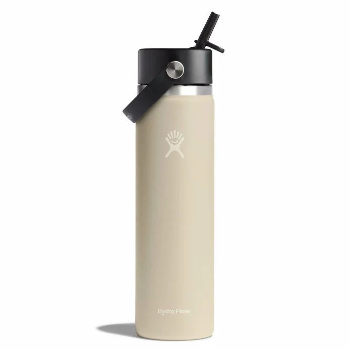 Wide Mouth With Flex Straw Cap Oat 24oz