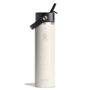 Wide Mouth With Flex Straw Cap Ivory 24oz